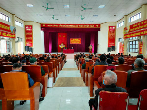 Đảng ủy xã Long Xá tổ chức Hội nghị tổng kết công tác xây dựng Đảng năm 2021; Triển khai phương hướng, nhiệm vụ năm 2022