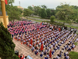 Tưng bừng lễ khai giảng năm học mới 2022-2023 tại xã Long Xá